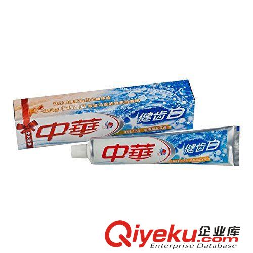 牙膏系列 中華優(yōu)加健齒白 深海晶鹽牙膏155G 口腔護理用品批發(fā)  可供商超原始圖片2