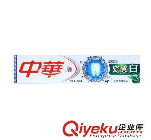 牙膏系列 中華 瓷感白花香龍井味140原始圖片2