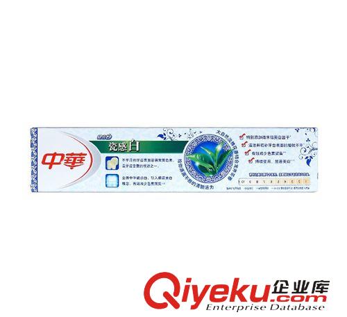 牙膏系列 中華 瓷感白花香龍井味140原始圖片3