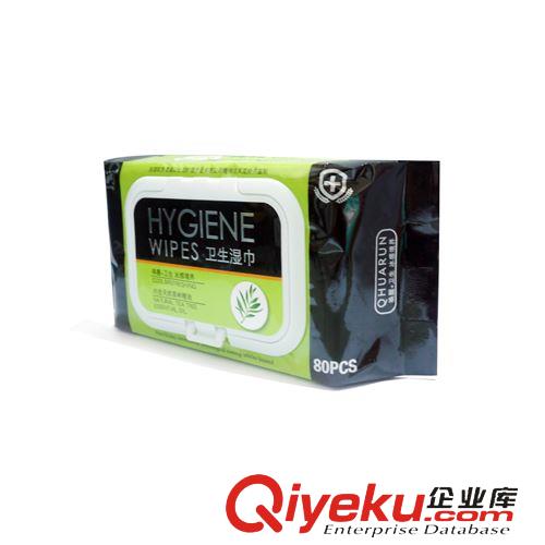  濕紙巾系列 清花潤 HYGIENE WIPES 茶樹精油衛(wèi)生濕巾80片 可供商超