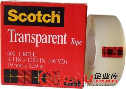 測試膠帶/百格膠帶 zp專柜 3M思高 3M600 百格測試膠帶 12.7mm*65.8高級透明