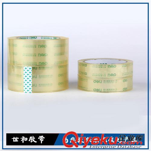 透明膠帶 原廠供應(yīng) 高粘超透明 強(qiáng)韌性 得力封箱膠帶 4.5cm*30y 保質(zhì)保量原始圖片2