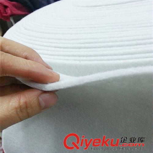 無紡布 加厚毛氈布白色 無紡布書畫氈墊DIY服裝專用600克4MM厚90CM寬