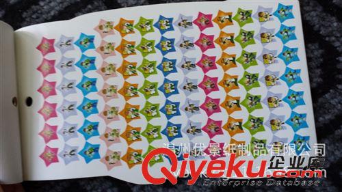 貼紙本、便簽系列 廠家熱銷外貿(mào)stickers  卡通貼紙 異形貼紙本 幼兒園表揚(yáng)卡通貼紙