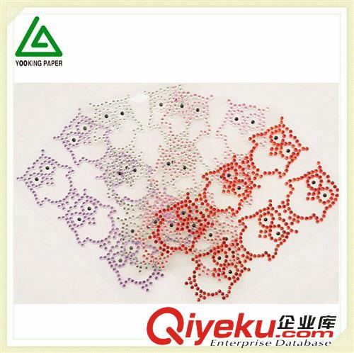 亞克力鉆貼 專業(yè)供應(yīng)亞克力鉆貼 卡通鉆珍珠貼 貓頭鷹車貼 手機(jī)貼 來樣生產(chǎn)原始圖片2