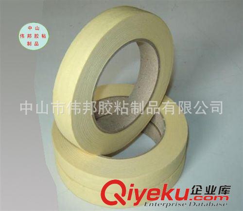 精品推薦 廠家提供 工業(yè)耐高溫密封美紋膠帶 白色美紋紙膠帶噴漆原始圖片3