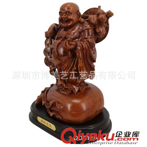 2014木纹新品 厂家批发gd仿木尼勒佛树脂工艺品摆件 家居装饰简约现代摆设