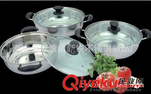 火鍋系列 不銹鋼特厚帶磁火鍋 邊爐鍋電磁爐 煤氣爐 電陶爐通用 禮品鍋原始圖片3