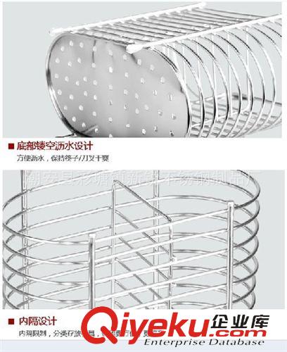 日用百貨 筷子筒 不銹鋼筷籠 雙筒帶瀝水多功能 筷子架 廚房筷筒可掛