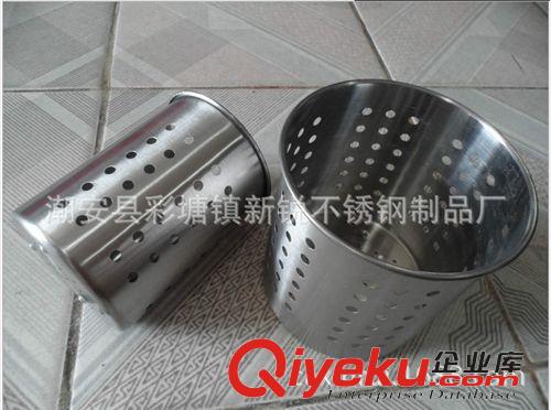 架系列 外貿不銹鋼筷子筒 餐具收納盒子 瀝水廚房置物架多功能收納筒