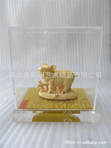 絨沙金工藝品 供應絨沙金 工藝品 生日禮品 黃金擺件 大富大貴