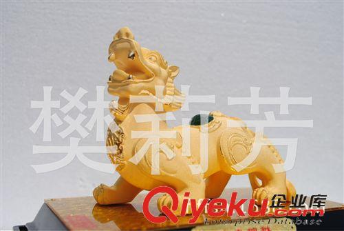 絨沙金工藝品 廠家供應絨沙金  tj禮品 招財工藝品 富貴貔貅（中）原始圖片3