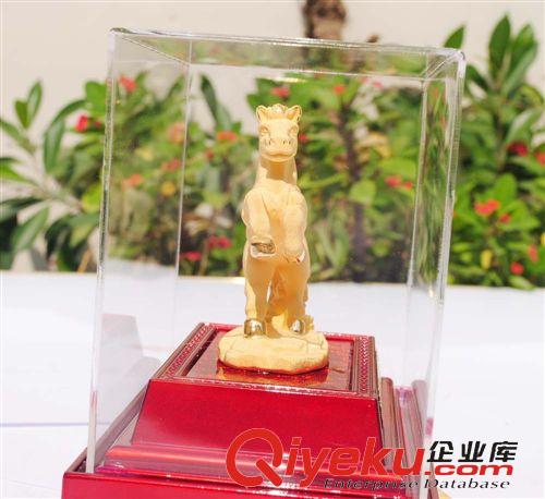 生肖系列 深圳市絨沙金工藝品 黃金擺件婚慶贈(zèng)品商業(yè)禮品定制 馬到成功