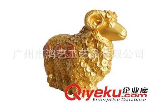 節(jié)日喜慶禮品 羊年新年禮品批發(fā) 樹脂存錢罐