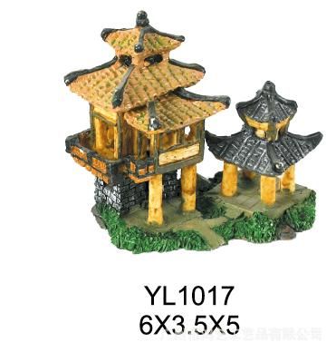 假山流水 加工树脂工艺品 园林，公园，博物馆 仿真植物，建筑模型