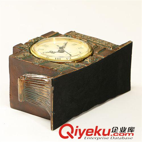 美式小擺件 歐式仿古座鐘復古靜音時鐘臺鐘 時尚創(chuàng)意家居裝飾鐘工藝擺設擺飾原始圖片3