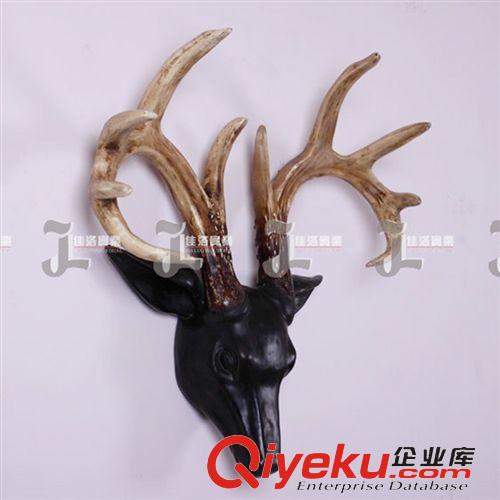  美式壁掛 美式復(fù)古動(dòng)物頭壁掛家居飾品 樹脂創(chuàng)意牛頭壁掛壁飾家居裝飾品原始圖片3