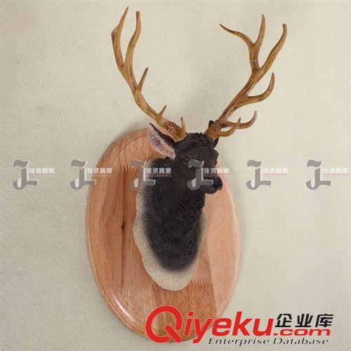  美式壁掛 美式復(fù)古動(dòng)物頭壁掛家居飾品 樹脂創(chuàng)意牛頭壁掛壁飾家居裝飾品