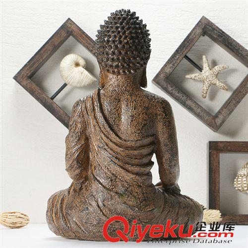 美式人物擺件 釋迦牟尼佛像擺件樹脂工藝品家居飾品擺設佛雕像佛教用品禮品原始圖片2