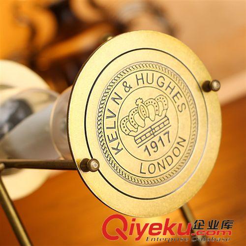 美式沙漏流沙 【全國tj {qfl}】美式創(chuàng)意復古旋轉沙漏30分鐘計時器 銷量{dy}原始圖片3