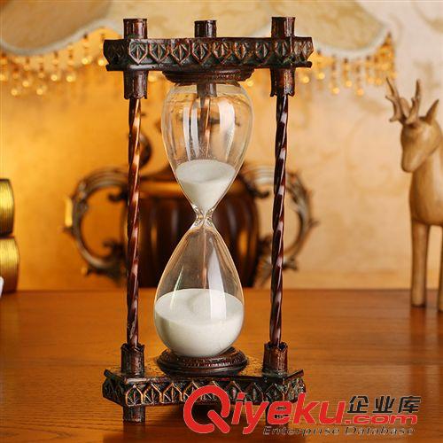美式沙漏流沙 【全國tj {qfl}】美式創(chuàng)意復古旋轉沙漏30分鐘計時器 銷量{dy}