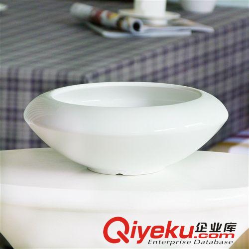 2014年12月上新 生產(chǎn)批發(fā)簡約現(xiàn)代蝴蝶蘭白色圓形陶瓷花瓶盆器插家居軟裝飾品小號原始圖片2
