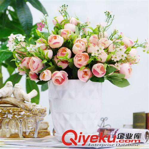 2014年12月上新 生產(chǎn)批發(fā)歐式現(xiàn)代簡(jiǎn)約地中海白色陶瓷花瓶器插盆婚慶禮品氛圍布置