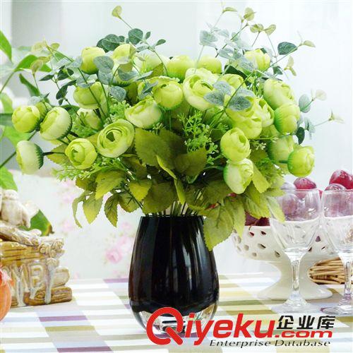 2014年12月上新 批發供應藝術幾何形狀酒紅紫色玻璃花瓶盆器插家居裝飾工藝品擺件原始圖片2