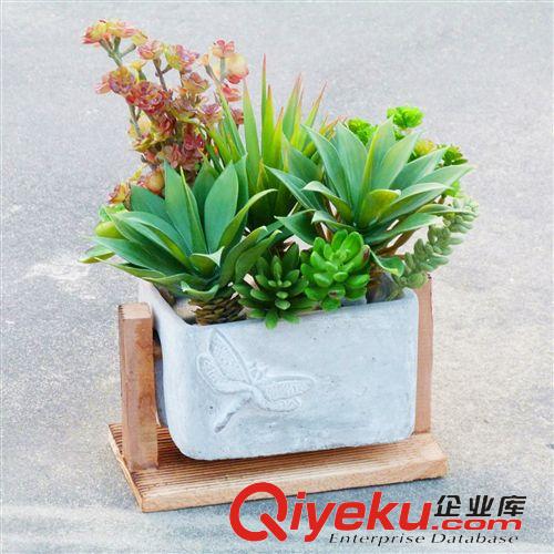 2014年11月上新 北歐ZAKKA露天花園陽臺打木架創意防腐蝕水泥多肉花盆器插瓶