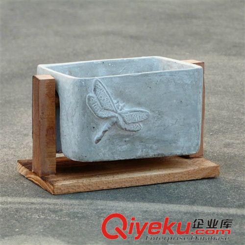 2014年11月上新 北歐ZAKKA露天花園陽臺打木架創意防腐蝕水泥多肉花盆器插瓶