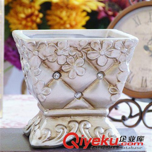 2014年10月上新 歐式復古做舊宮廷奢華風格家居飾品陶瓷花瓶插盆器工藝品花藝擺件