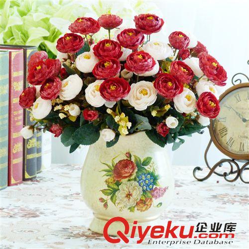 陶瓷花瓶花盆 生產批發供應魚西美屋同款歐式做舊復古彩繪陶瓷干花瓶器插 混批