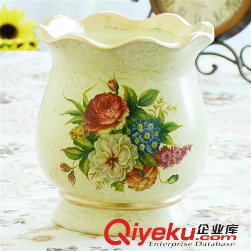 低溫花瓶 批發歐式家居飾品花瓶田園擺件工藝品陶瓷擺件家居工藝