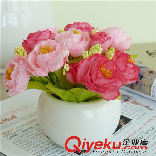 仿真小盆栽 批發人造PU仿真花卉植物盆景 家居裝飾小擺件 混批
