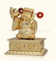 佛教用品 【優(yōu)質(zhì)供應(yīng)】接鋅88T-280T壓鑄加工定制鍍金佛像擺件汽車內(nèi)飾原始圖片3