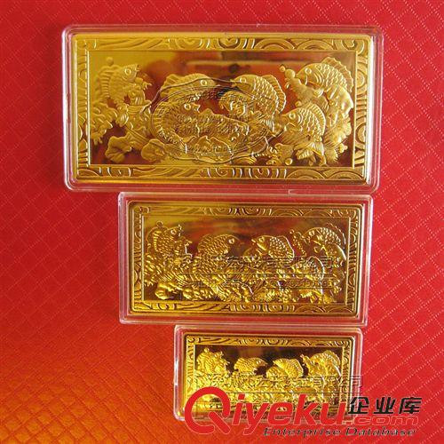 銅鍍金仿真金條/金幣 供應假金條大展宏圖 寬版金條大展宏圖 仿真金條大展宏圖