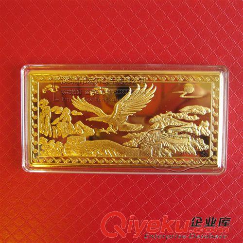 銅鍍金仿真金條/金幣 供應(yīng)假金條大展宏圖 寬版金條大展宏圖 仿真金條大展宏圖