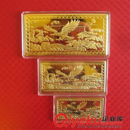 銅鍍金仿真金條/金幣 供應(yīng)假金條大展宏圖 寬版金條大展宏圖 仿真金條大展宏圖