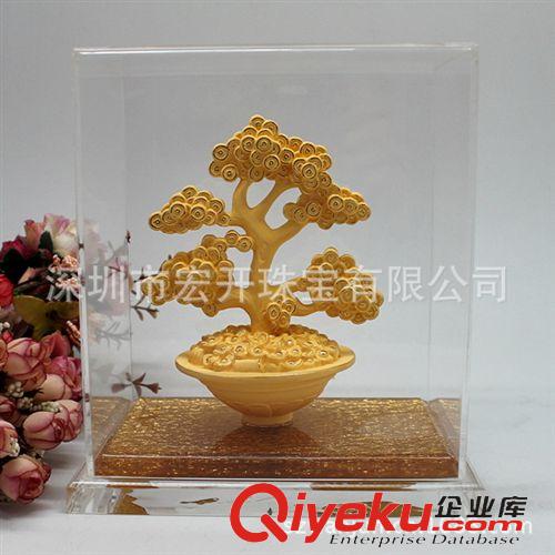 訂做款/特定產品 4501-5000 招財樹 絨沙金招財樹 四季發財招財樹 創意新款搖錢招財樹原始圖片3