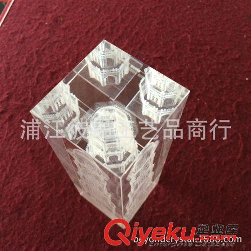 水晶方體 熱門景區(qū)景點(diǎn)紀(jì)念品定做，3D內(nèi)雕水晶工藝紀(jì)念品，景區(qū)紀(jì)念品定制原始圖片3