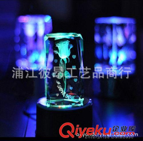 水晶方體 水晶方體內雕，優質k9水晶個性化定做3D立體影像紀念品