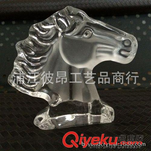 水晶冰山 馬擺件 喬遷新居朋友結(jié)婚實(shí)用禮品 辦公室創(chuàng)意招財(cái)馬精品 馬頭原始圖片3