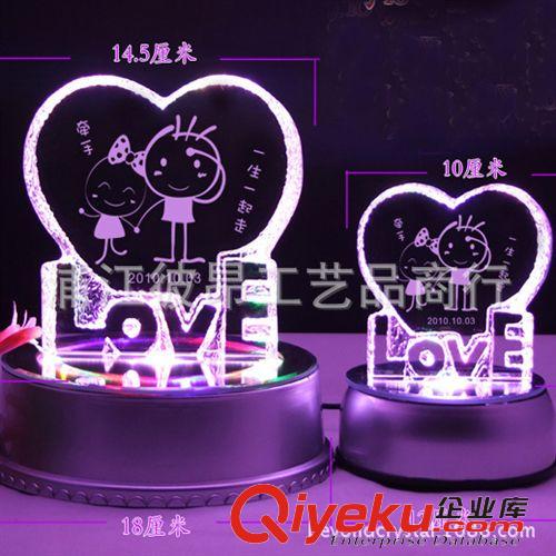 水晶冰山 LOVE冰山水晶擺件工藝品 生日禮物 結(jié)婚禮物送男女友創(chuàng)意DIY制作原始圖片3
