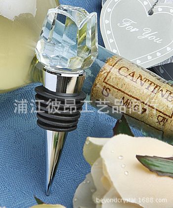水晶酒塞 定做酒瓶塞，水晶香檳塞，創(chuàng)意瓶塞，款式多樣，歡迎來(lái)樣定做！