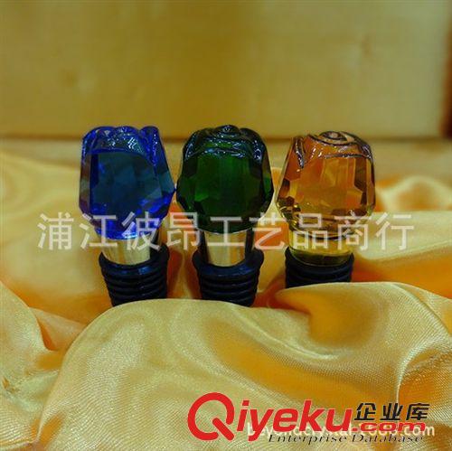 水晶酒塞 水晶紅酒瓶塞（定制各種水晶禮品，廠家直銷，款式多多)原始圖片2