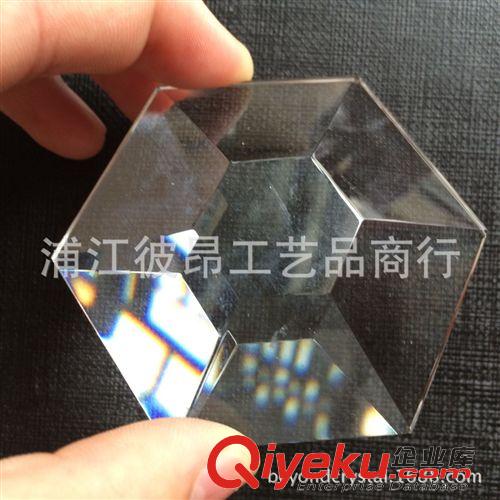 水晶燭臺配件 供應(yīng)65*65*15mm優(yōu)質(zhì) K9水晶六邊形燭臺底座  燭臺配件 現(xiàn)貨批發(fā)原始圖片2