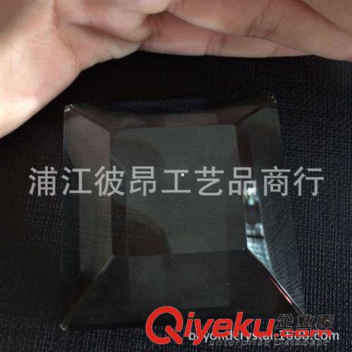 水晶燭臺配件 供應60*60*25mm優質 K9水晶方形燭臺底座  燭臺配件 現貨批發原始圖片2