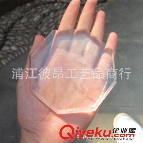 水晶鎮(zhèn)紙 新款熱水晶八角鎮(zhèn)紙壓紙器藝術(shù)工藝辦公用品商務(wù)禮品贈(zèng)送可定制原始圖片3