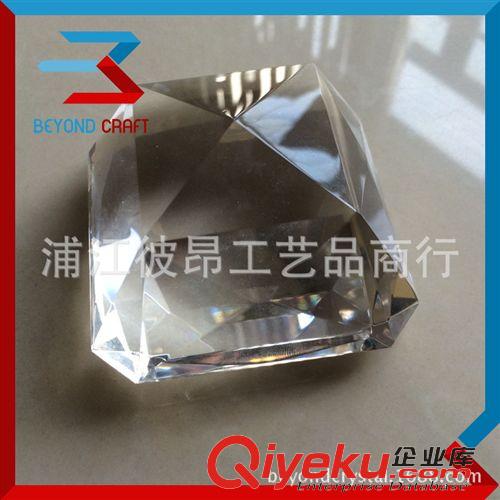 水晶鎮(zhèn)紙 【專業(yè)定制】手工四方透明鉆石可用于水晶鎮(zhèn)紙柜臺(tái)創(chuàng)意擺件！原始圖片2