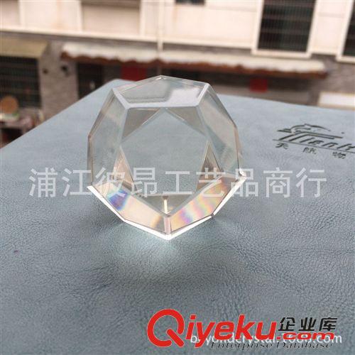 水晶球 供應(yīng)水晶五邊形，水晶裝飾品，水晶制品配件，商務(wù)禮品柜臺(tái)擺飾！